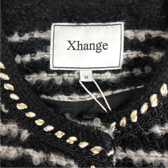 Mohair Wool Blend Cardigan Jacket Lightweight Luxury Chanel-like Shacket Medium - Picture 7 of 11